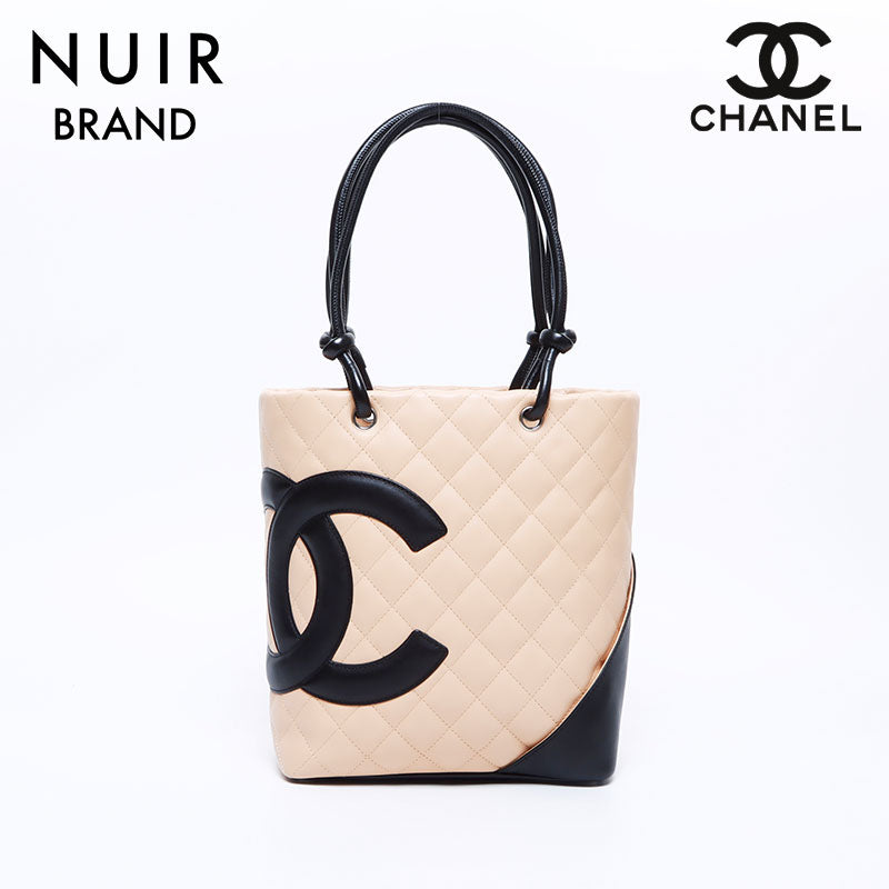 シャネル CHANEL 9番台 カンボンライン ハンドバッグ ベージュ WS8209 – NUIR VINTAGE