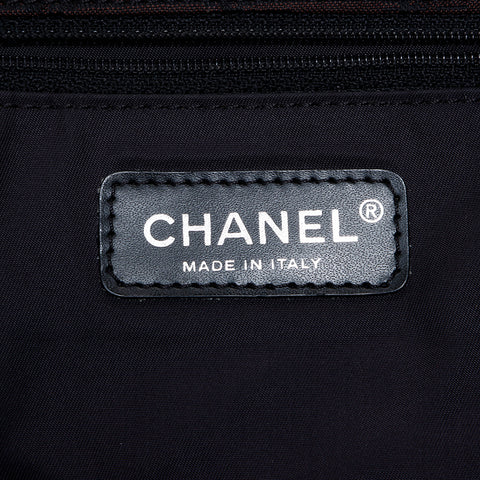 シャネル CHANEL 10番台 ニュートラベル ショルダーバッグ ブラウン WS8223