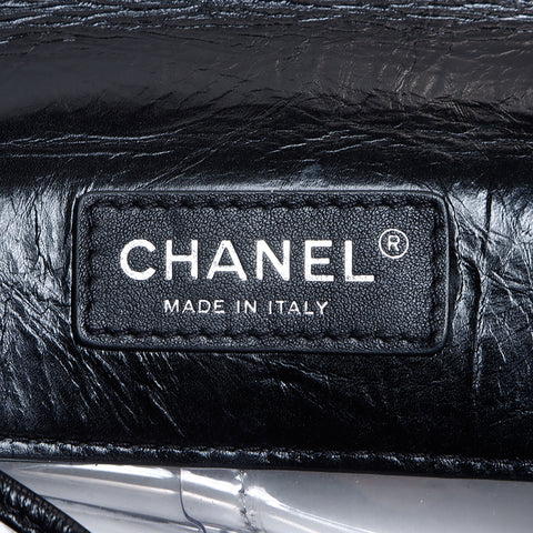 CHANEL 25. Serie Matelasse SilverMetal Rucksack Daypack schwarz WS8231