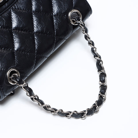 未使用保管品 シャネル CHANEL 25番台 マトラッセ シルバー金具 リュック・デイパック  ブラック WS8231
