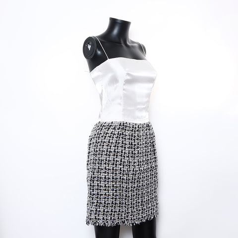 Chanel Silk 34 2000s Setup Sleepless Setup White Black WS8242