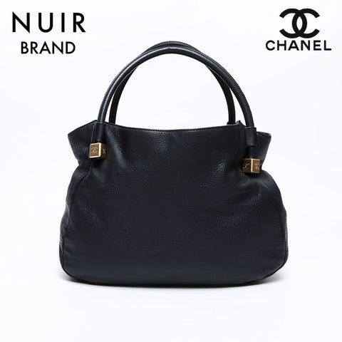 Chanel CHANEL 7th Lambskin Shoulder Bag Black WS8252