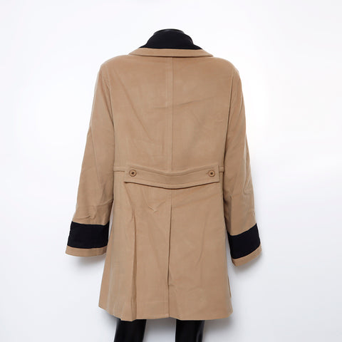 Chanel CHANEL 44 Wool Coat 98A Coat Beige WS8263