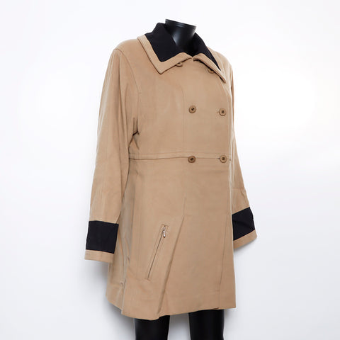 Chanel CHANEL 44 Wool Coat 98A Coat Beige WS8263