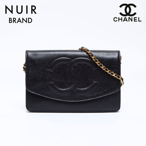 シャネル CHANEL 3番台 ウォレット チェーン ショルダーバッグ ブラック WS8268 – NUIR VINTAGE