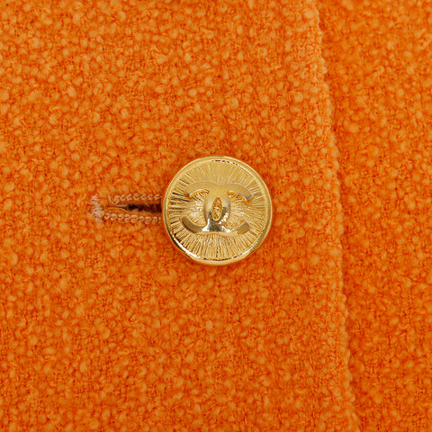 Chanel CHANEL 36 2010s Orange Jacket Long Sleeve Jacket Orange WS8270