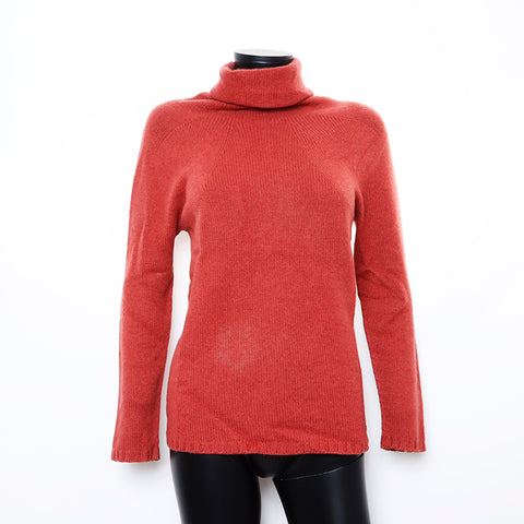 Chanel CHANEL 38 00A Cashmere Sweater Red WS8273