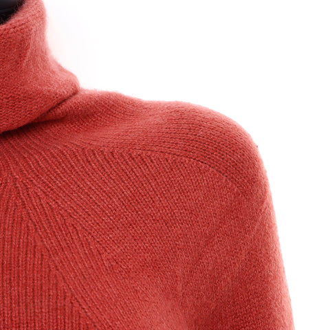 Chanel CHANEL 38 00A Cashmere Sweater Red WS8273