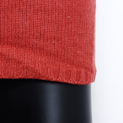 Chanel CHANEL 38 00A Cashmere Sweater Red WS8273