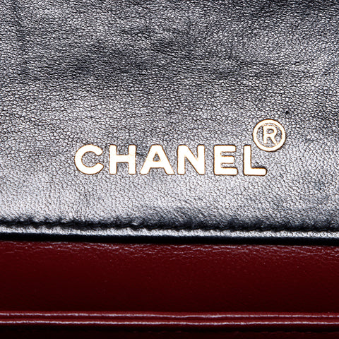 CHANEL No.1 COCO Mark Lambskin Matelasse Chain Shoulder Bag black WS8302