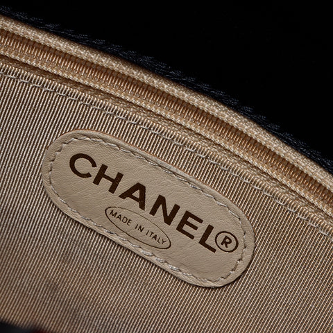 Chanel Chanel Nr. 5 Kokos Marke Krokodil -Leder -Ketten -Umhängetasche Schwarz WS8311