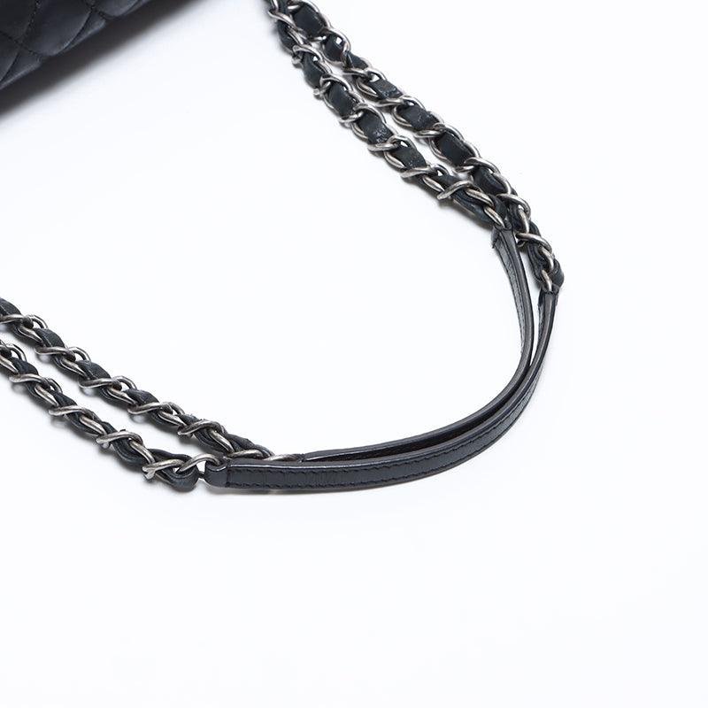 シャネル CHANEL 12番台ココマーク ラムスキン マトラッセ ダブル