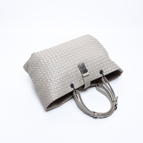 ボッテガヴェネタ BOTTEGAVENETA イントレチャート トートバッグ グレー WS8313