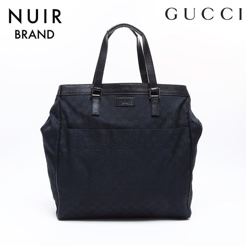 Gucci GG帆布手提袋黑色WS8324