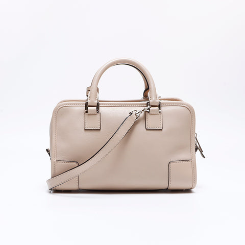 ロエベ LOEWE アマソナ23 2way レザー ハンドバッグ ベージュ WS8325