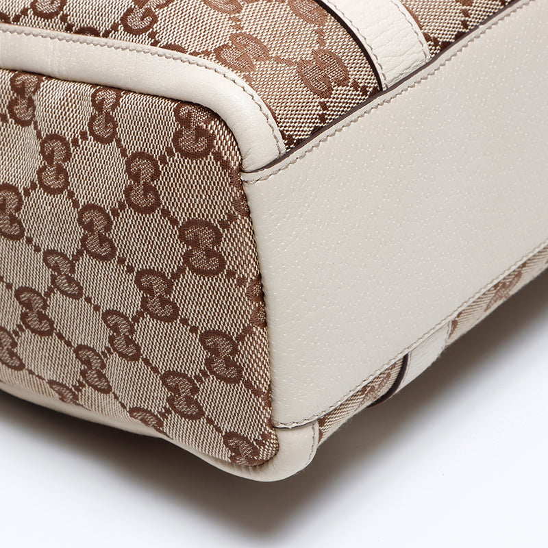 GUCCI GGキャンバス ハンドバッグ ホワイト グッチ GUCCI GGキャンバス ボストン ホワイト レザー ショルダー