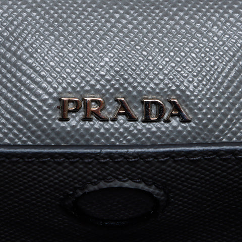 プラダ PRADA サフィアーノレザー ハンドバッグ グレー WS8331