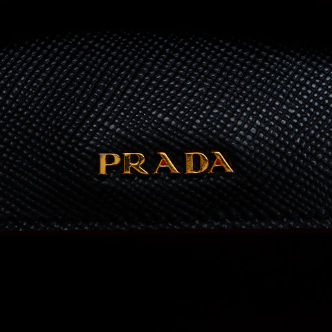 プラダ PRADA サフィアーノレザー ショルダーバッグ ブラック WS8333