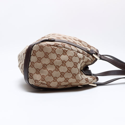 グッチ GUCCI GG キャンバス ブラック ショルダーバッグ ベージュ WS8339