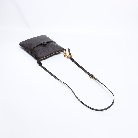 Fendi Zucchino PVC肩带棕色WS8346