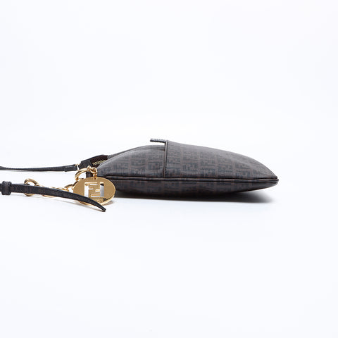 Fendi Zucchino PVC肩带棕色WS8346