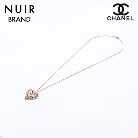 シャネル CHANEL B16K ハート ココマーク ネックレス ゴールド WS8368