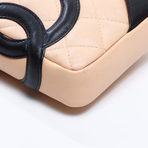 CHANEL No. 9 Cambon Line Shoulder Bag beige WS8377