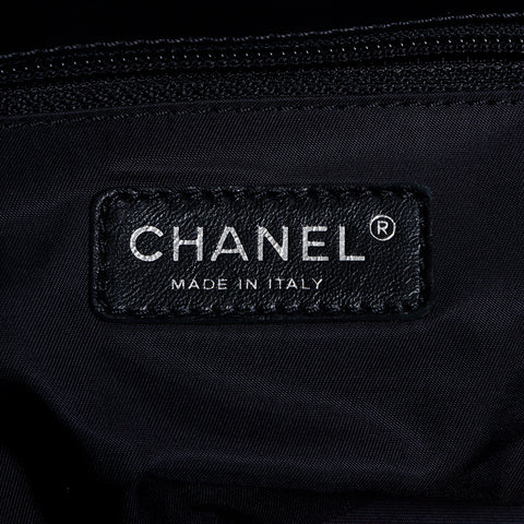 シャネル CHANEL 13番台 パリビアリッツ トートバッグ ブラック WS8389