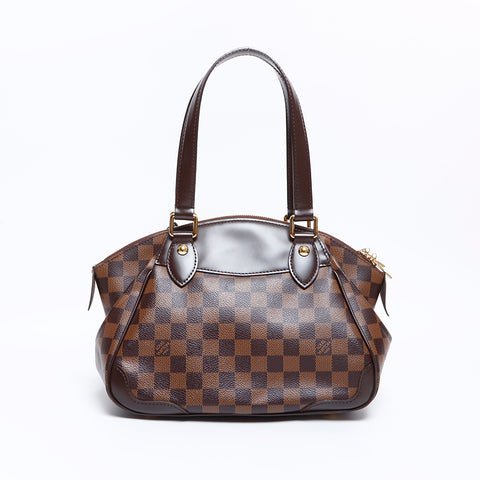 ルイ・ヴィトン LOUIS VUITTON DU1151 ダミエ ヴェローナ PM ハンドバッグ ブラウン WS8394