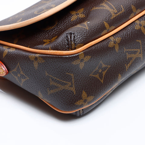 Louis Vuitton Louis Vuitton AR0056 Monogramm Tikal Umhängetasche Brown WS8395