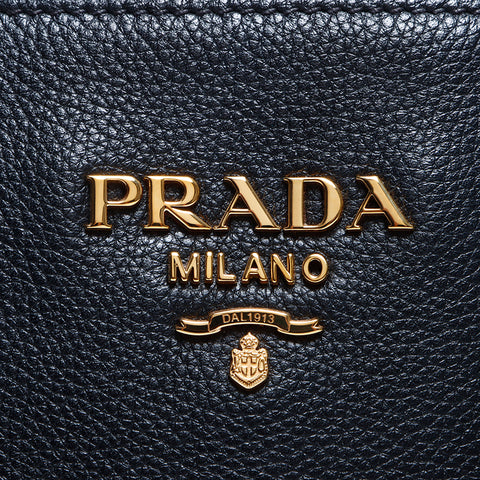 プラダ PRADA サフィアーノレザー 2way ショルダーバッグ ブラック WS8397