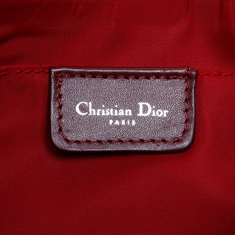 クリスチャンディオール Christian Dior トロッター キャンバス ワン ショルダーバッグ レッド WS8403