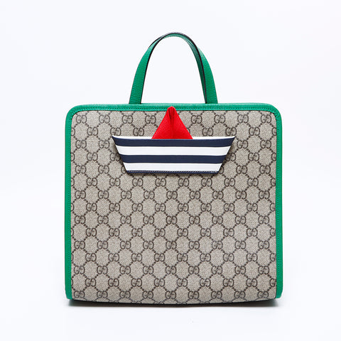Gucci GG Supreme Handbag Beige WS8421