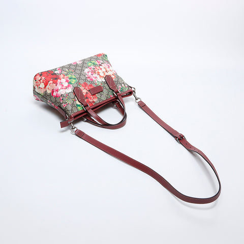 Gucci GG Bloom 2way肩带棕色粉红色WS8428