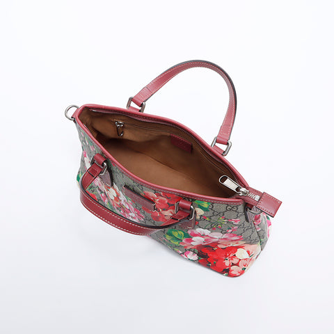 Gucci GG Bloom 2way肩带棕色粉红色WS8428