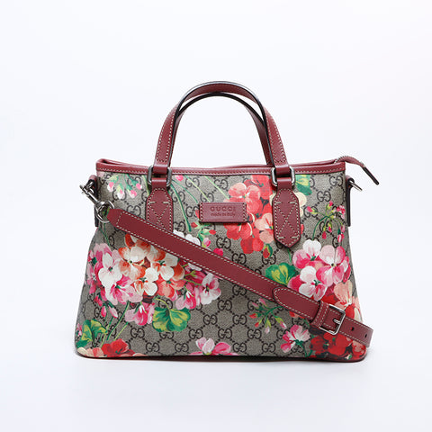 Gucci GG Bloom 2way肩带棕色粉红色WS8428