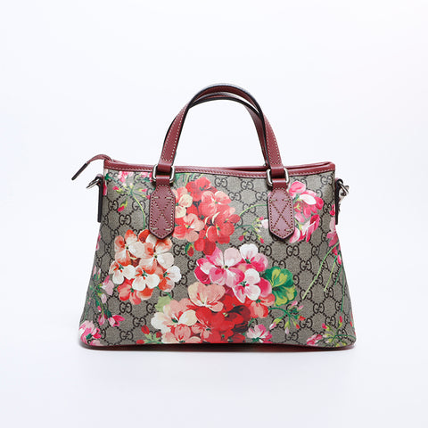 Gucci GG Bloom 2way肩带棕色粉红色WS8428