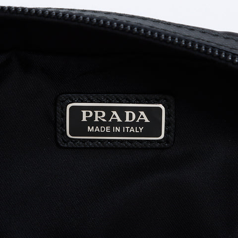 プラダ PRADA ナイロン ポーチ ハンドバッグ ブラック WS8435