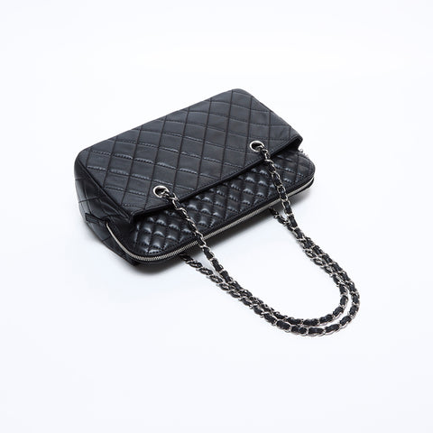 シャネル CHANEL 14番台 チェーン マトラッセ ショルダーバッグ ブラック WS8438