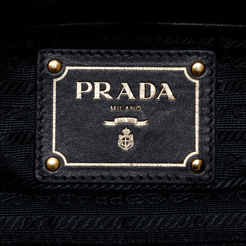 プラダ PRADA 2way リボン ショルダーバッグ ブラック WS8440