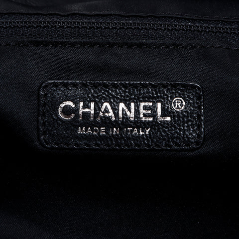 シャネル CHANEL キャビアスキン シルバー金具 チェーン 11番台 ショルダーバッグ ブラック WS8450