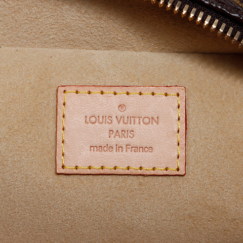 ルイ・ヴィトン LOUIS VUITTON VI0066 モノグラム マンハッタン ハンドバッグ ブラウン WS8455