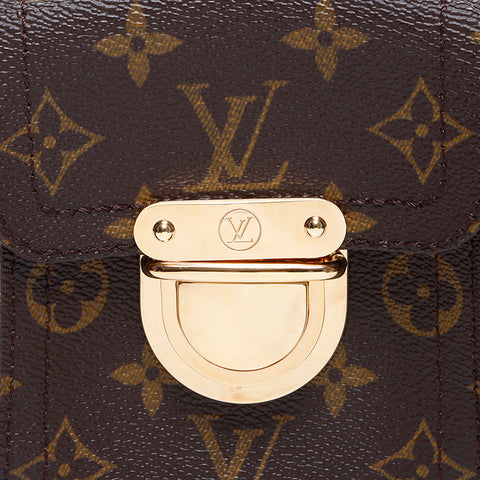 ルイ・ヴィトン LOUIS VUITTON VI0066 モノグラム マンハッタン ハンドバッグ ブラウン WS8455