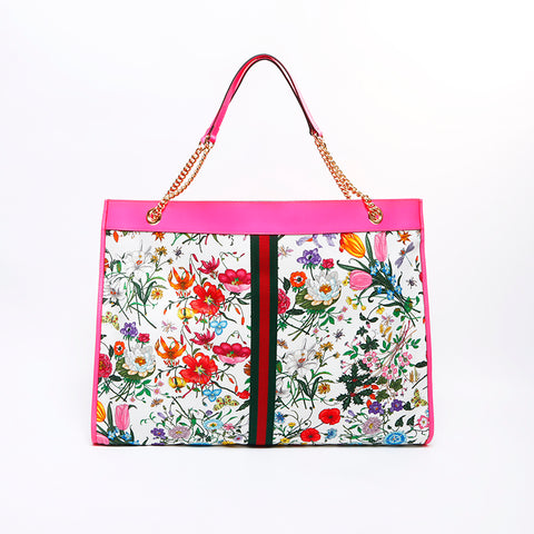 Gucci Floral Tote Bag Multicolor WS8466