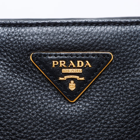 プラダ PRADA 2way レザー ハンドバッグ ブラック WS8483