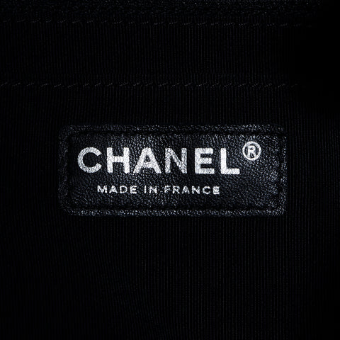 シャネル CHANEL 23番台 チェーンレザー 2way Vステッチ ショルダーバッグ ブラック WS8490