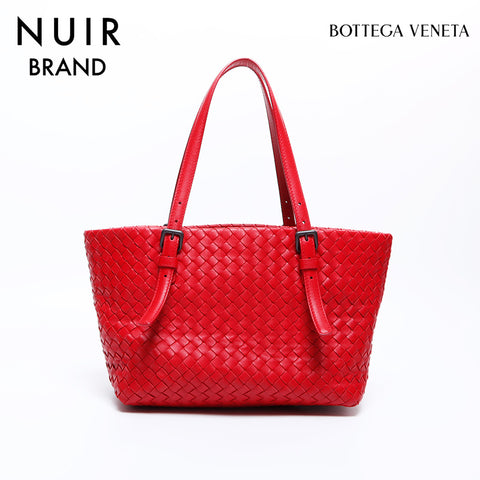 Bottegavenetta Intrecciato肩带红色WS8493