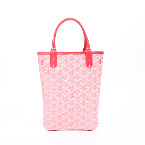 ゴヤール GOYARD ポワティエ ミニバッグ ミニー ディズニー ハンドバッグ ピンク WS8539