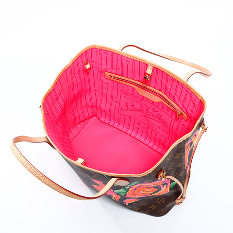 Louis Vuitton Louis Vuitton VI0059 Neverfull MM Rose Bag Brown WS8540