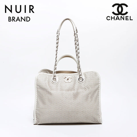 香奈儿香奈儿(Chanel Chanel)17 Coco Mark 2way手提袋白色WS8563